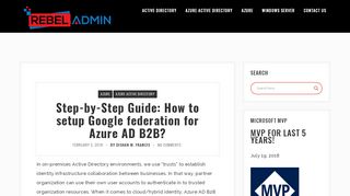 
                            4. Step-by-Step Guide: How to setup Google federation for Azure AD ...