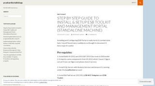 
                            9. Step by Step Guide to Install & Setup ESB Toolkit and Management ...