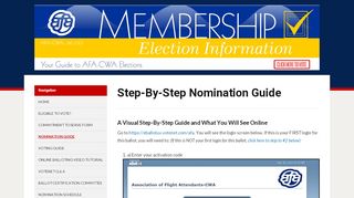 
                            5. Step-By-Step Nomination Guide – AFA-CWA Elections