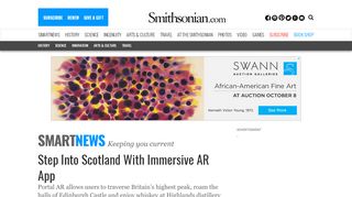 
                            5. Step Into Scotland With Immersive AR App | Smart News | Smithsonian