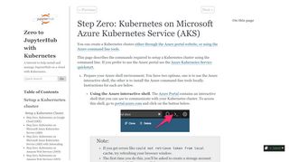 
                            9. Step Zero: Kubernetes on Microsoft Azure Kubernetes Service (AKS ...