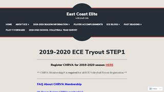 
                            6. STEP1: About CHRVA Membership – East Coast Elite