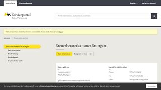 
                            4. Steuerberaterkammer Stuttgart - Serviceportal Baden ...