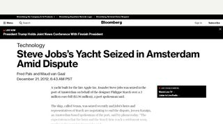 
                            8. Steve Jobs’s Yacht Seized in Amsterdam Amid Dispute ...