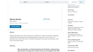 
                            9. Steven Gomez - Data Architect - DoctorLogic | LinkedIn