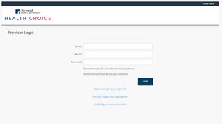 
                            7. Steward Health Choice : Provider Login