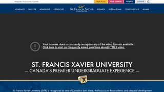 
                            6. StFX University