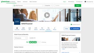 
                            8. Stifel Financial Employee Benefits and Perks | Glassdoor