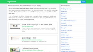 
                            7. Stihl Dealer log in - Stihl Dealer Sign in Official Login