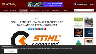 
                            8. STIHL LAUNCHES NEW SMART TECHNOLOGY TO ... - Arbtalk