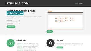 
                            8. stihlb2b.com STIHL B2B Landing Page