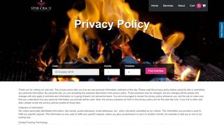 
                            8. Stir Crazy Cooking School - Privacy Policy