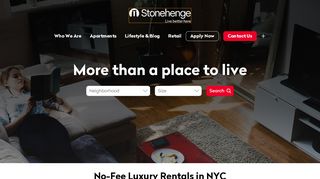 
                            9. Stonehenge NYC No-Fee Luxury Apartment Rentals