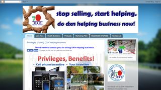 
                            9. stop selling, start helping. do dxn helping …