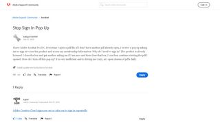 
                            9. Stop Sign In Pop Up | Adobe Community