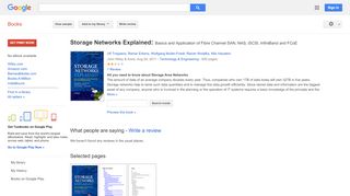 
                            9. Storage Networks Explained: Basics and Application of Fibre Channel ...