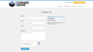 
                            7. Storage Squad Self Storage: Contact Us