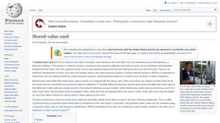 
                            7. Stored-value card - Wikipedia