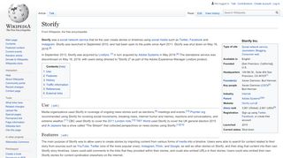 
                            6. Storify - Wikipedia