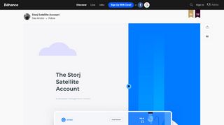 
                            7. Storj Satellite Account on Behance