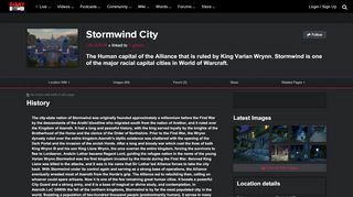 
                            9. Stormwind City (Location) - Giant Bomb