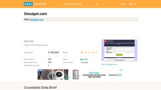 
                            9. Stoutgat.com: Chat site - Easy Counter