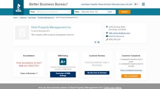 
                            7. Strat Property Management Inc | Better Business Bureau® Profile