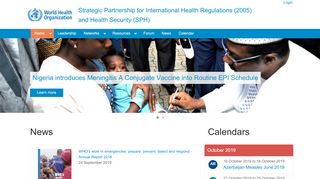 
                            6. Strategic Partnership for IHR and Health Security (SPH) | Building ...