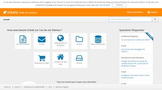 
                            8. STRATO Aide et contact - Noms de domaines, …