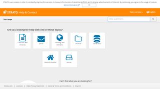 
                            5. STRATO Help & Contact