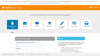 
                            3. STRATO Kunden-Login · Schneller Zugang zu …