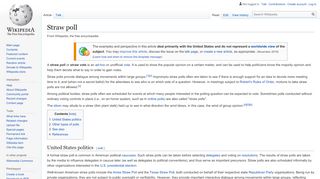 
                            9. Straw poll - Wikipedia