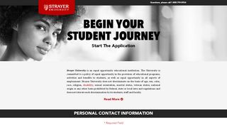 
                            8. Strayer University Student Application