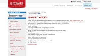 
                            2. Strayer University - University Web Site