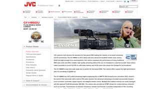 
                            5. streaming camcorder - JVC Pro Product Overview Page