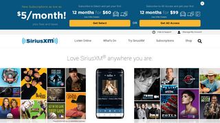 
                            3. Streaming Radio Online | SiriusXM - Welcome to the …