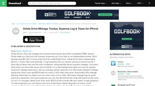
                            3. Stride Drive Mileage Tracker, Expense Log & Taxes for iOS ...