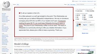 
                            3. Strode's College - Wikipedia