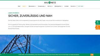 
                            3. Strom : AVU Netz