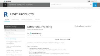 
                            1. Structural Framing | Revit Products 2019 | Autodesk Knowledge Network