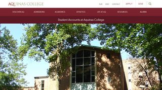 
                            6. Student Accounts | Aquinas College