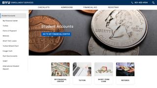 
                            1. Student Accounts - BYU Enrollment Services