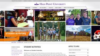 
                            2. Student Activities | High Point University | High Point, NC