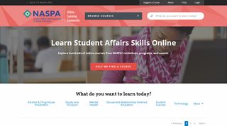 
                            10. Student Affairs Professional Development Online | NASPA
