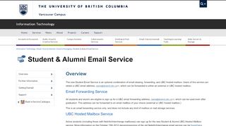 
                            4. Student & Alumni Email Service | UBC Information Technology
