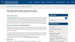 
                            5. Student and Technology Services < University of Wisconsin ...