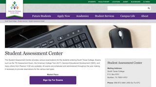 
                            9. Student Assessment Center | South Texas College