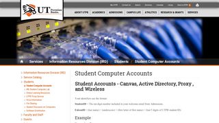
                            2. Student Computer Accounts - UTPB