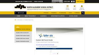 
                            1. Student Data Portal / Student 360 Parent Guide - North Allegheny ...