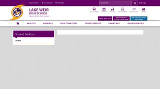 
                            2. Student Desktop / Home - Lake Weir High School
